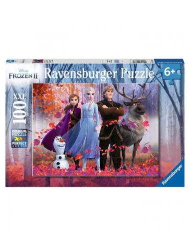 Puzzle XXL (100 piezas) La magia del Bosque Frozen 2 Ravensburger.