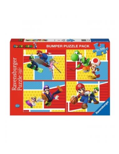 Puzzle Bumper (4x100 piezas) Ravensburger.