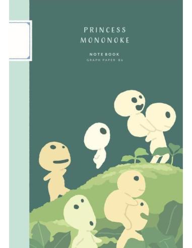Movic La princesa Mononoke Libreta Kodama