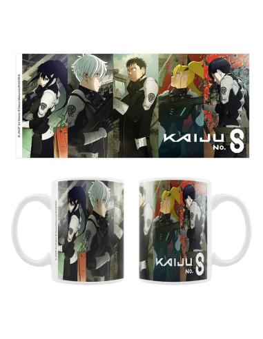 Sakami Merchandise Kaiju No. 8 Taza Cerámica Mina, Reno, Kafka, Kikoru, Hoshina