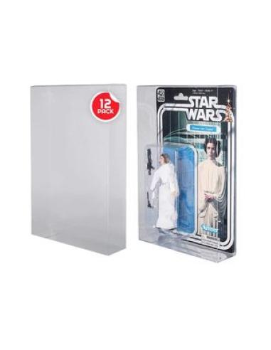EVORETRO 12 X PROTECTOR PET 0.35 MM FIGURAS EN BLISTER HASBRO STAR WARS 40TH ANNIVERSARY