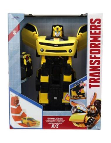 SIMBA TOYS ESPAÑA S.L.U. BUMBLEBEE CONVERTING RADIOCONTROL 27 CM TRANSFORMERS RC TURBO RACER