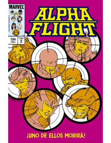 PANINI ESPAÑA S.A. BIBLIOTECA ALPHA FLIGHT 02. 1984 ALPHA FLIGHT 7-12 USA