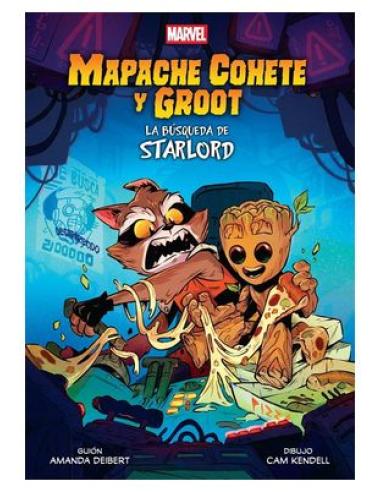 PANINI ESPAÑA S.A. MARVEL SCHOLASTIC. MAPACHE COHETE Y GROOT: LA BUSQUEDA DE STARLORD