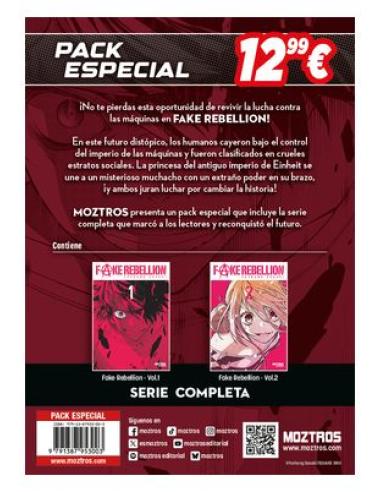 MOZTROS PRODUCCIONES S.L. FAKE REBELLION PACK ESPECIAL DE 2 TOMOS