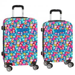 Set 2 maletas trolley ABS Moos Corgi 4r 55/63cm - Imagen 1