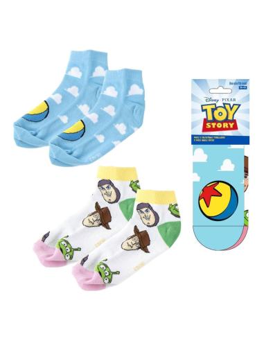 Cerdá Toy Story Pack de 2 calcetines tobilleros 36-43