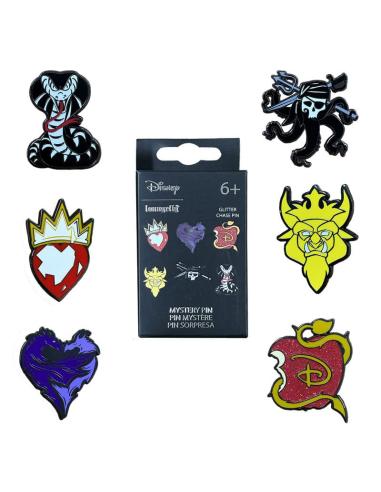 Loungefly Disney by Loungefly Chapas esmaltadas Blind Box Descendants Surtido (12)
