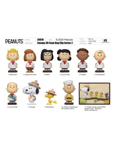 Monogram Int. Peanuts Colgantes PVC 3D Expositor Snoopy Series 2 (24)