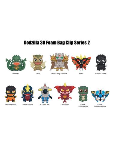 Monogram Int. Godzilla Colgantes PVC 3D Series 2 Expositor (24)