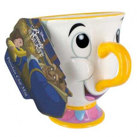 Taza desayuno Chip La Bella y la Bestia