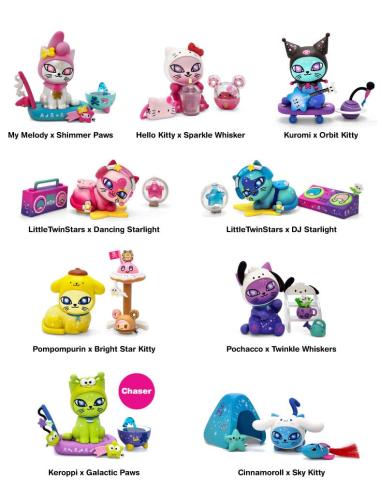 Tokidoki Hello Kitty Figuras Blind Box Surtido Galactic Cats x Hello Kitty & Friends 7 cm (8)