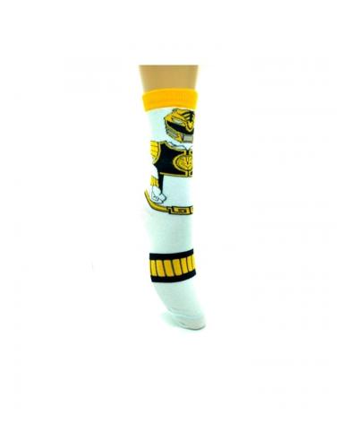 Calcetines Largos Power Ranger Blanco Desko