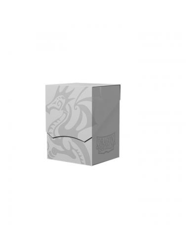 Caja de mazo Ashen White Blanco Dragon Shield