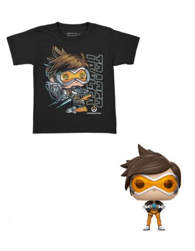 Funko Pocket POP & Tee! Tracer L - KIDS- Overwatch