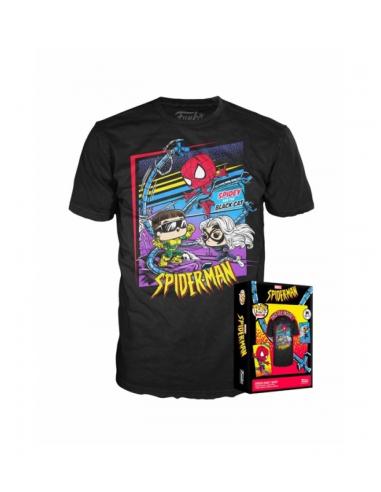 Funko Boxed Tee XL Spidey Cat Doc - Marvel