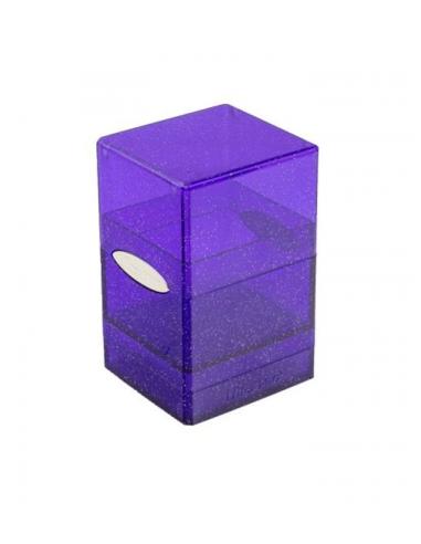 Caja de mazo - Satin Tower Deck Box - Glitter Morado - Ultra Pro