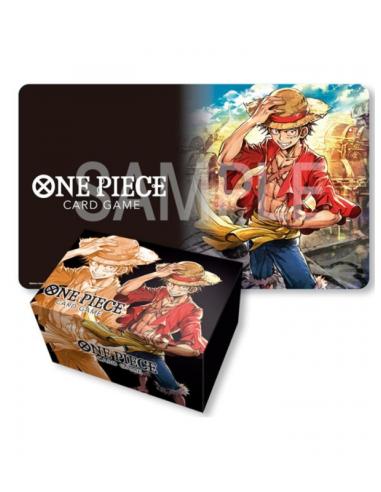 Tapete y Caja de Mazo Playmat and Card Case Monkey.D.Luffy One Piece Card Game Bandai