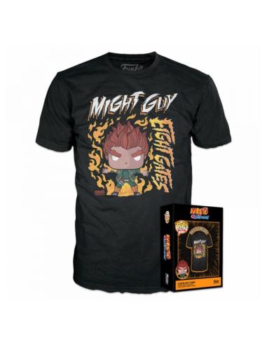Funko Boxed Tee 8 Gates Guy S - Naruto