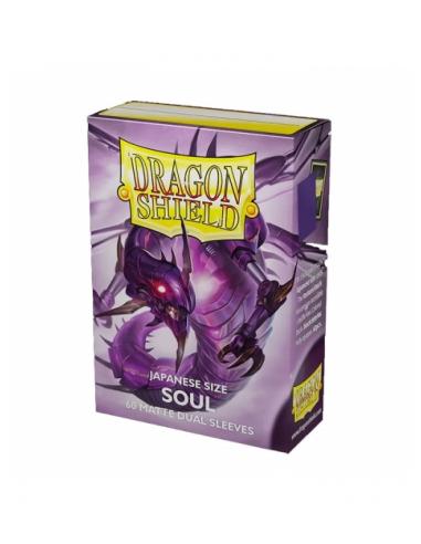 Fundas Small Matte - 59mm x 86mm  Metallic Purple / Soul - Dragon Shield