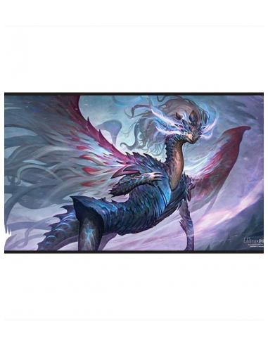 Tapete Black Stitched Playmat Jeskai 610mm x 343mm Tarkir Dragonstorm Magic The Gathering - Ultra Pro