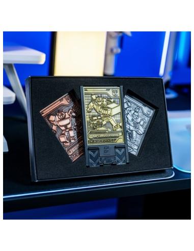Digiplate Starter Pack - Soporte para móvil y 3 placas de metal con realidad aumentada de Transformers Exquisite Gaming