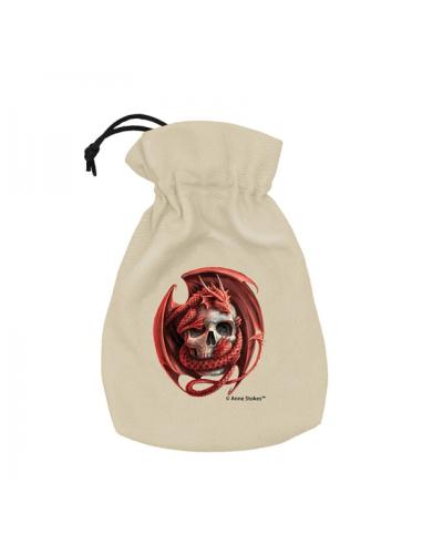 Bolsa de Dados Anne Stokes Dice Pouch: Skull Embrace - Q Workshop