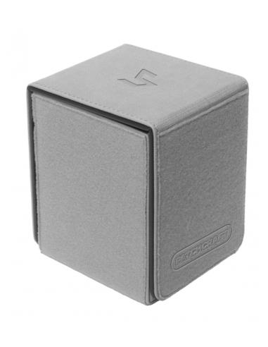 Caja de mazo Patchcraft ™ Alcove Flip Deck Box Gris - Ultra Pro