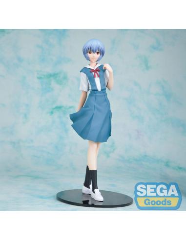Sega Rebuild of Evangelion Estatua PVC High Premium Rei Uniform Ver. Evangelion: New Theatrical Edition 20 cm