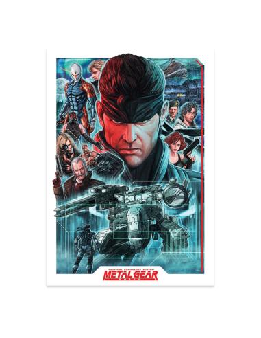 FaNaTtik Metal Gear Solid Litografia Montage Edition 42 x 30 cm