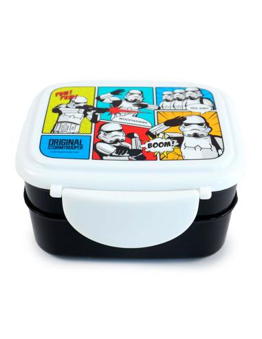 PUCKATOR Sandwichera + cubiertos Soldado Imperial Stormtrooper Star Wars