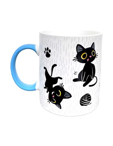 PUCKATOR Taza Suerte en el Club del Gato Negro Pusheen