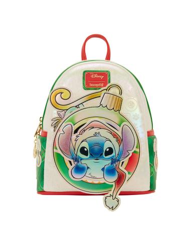 LOUNGEFLY Mochila Holiday Stitch Disney Loungefly 26cm