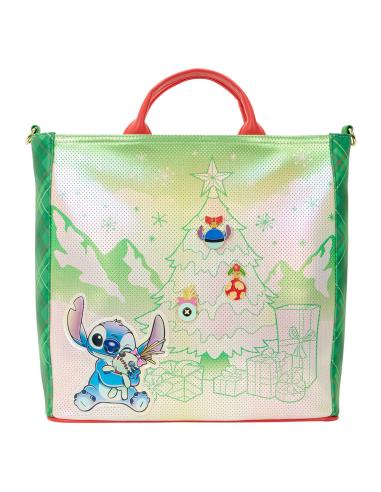 LOUNGEFLY Bolso Holiday Stitch Disney Loungefly