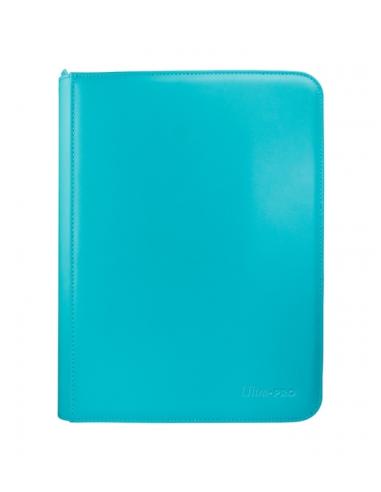 Carpeta con cremallera 9 bolsillos PRO-Binder Zippered Azul claro Ultra Pro