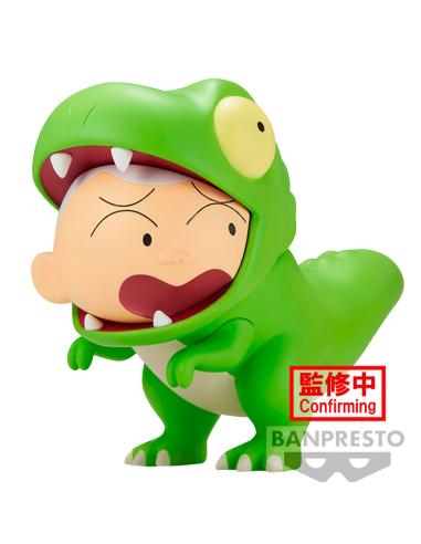 BANPRESTO Figura Tyrannosaurus Masao-kun Our Dinosaur Diary Kasukabe Boueitai Crayon Shinchan 11cm