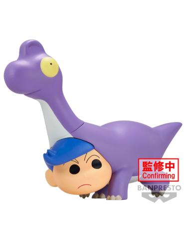 BANPRESTO Figura Brachiosaurus Kazama-kum Our Dinosaur Diary Crayon Shinchan the Movie 22cm
