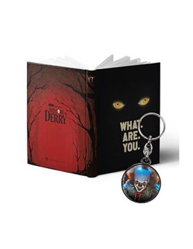 SD TOYS EUROPE S.L. WHAT ARE YOU LIBRETA CON LUZ WELCOME TO DERRY + REGALO LLAVERO METALICO IT