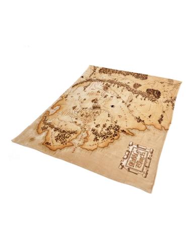 Nerdy by Nature El Señor de los Anillos Manta acogedora Middleearth Map 180 x 200 cm
