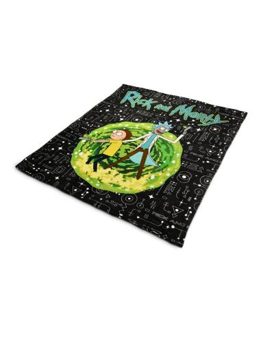 Nerdy by Nature Rick and Morty Manta acogedora Portal 180 x 200 cm