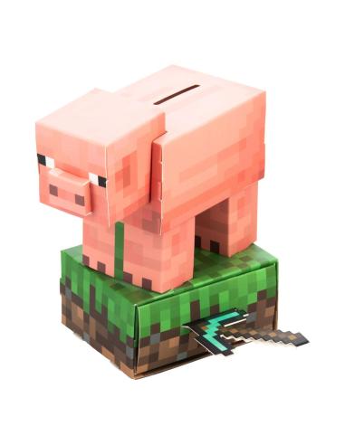 Paladone Products Minecraft Hucha Build Your Own Pig