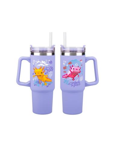 Paladone Products Minecraft Vaso Tumbler Purple