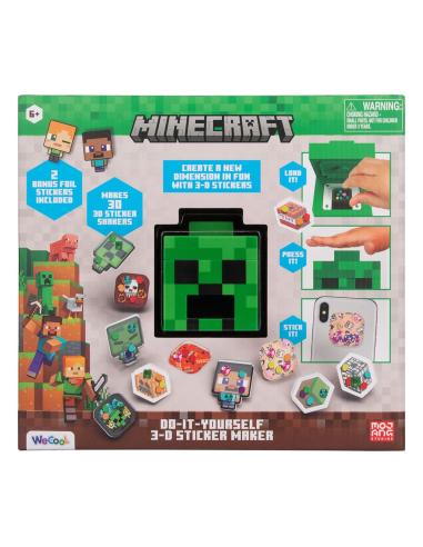 Paladone Products Minecraft Pegatinas 3D maker