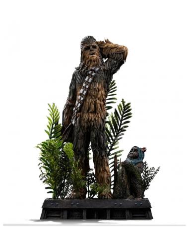 Figura Chewbacca and Tokkat (23 cm) Star Wars - Iron Studios