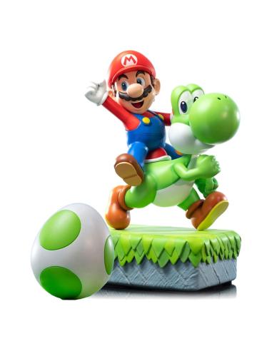 First 4 Figures Super Mario Estatua Mario & Yoshi 48 cm