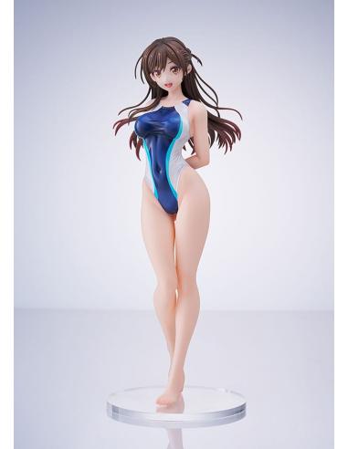Amakuni Rent-a-Girlfriend Estatua PVC 1/7 Chizuru Mizuhara Light Blue Line Swimwear Ver. 25 cm