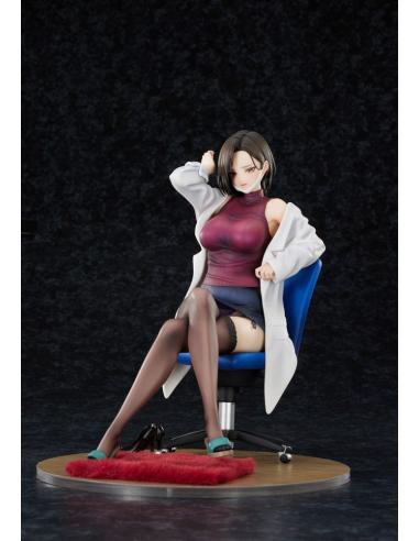 Pure Original Character Estatua 1/6 The Sulky School Nurse Illustrated by Keso Shirou 22 cm