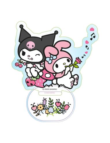 Sakami Merchandise Sanrio Figura acrilico Kuromi & My Melody Holographic 6 cm
