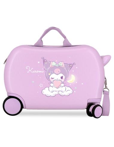 JOUMMA BAGS Maleta trolley ABS Sweet Dreams Kuromi Hello Kitty 45cm