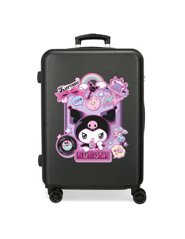 JOUMMA BAGS Maleta trolley expandible ABS Wonder Kuromi Hello Kitty 65cm